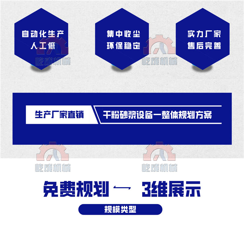 簡易型干粉砂漿生產線